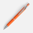 Ручка шариковая Chromos Soft Touch, оранжевая для нанесения логотипа