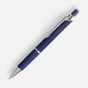 Ручка шариковая Chromos Soft Touch, синяя для нанесения логотипа