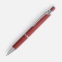Ручка шариковая Chromos Soft Touch, красная для нанесения логотипа