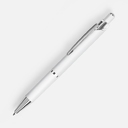 Ручка шариковая Chromos Soft Touch, белая для нанесения логотипа
