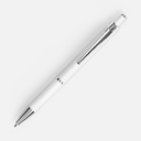 Ручка шариковая Chromos Soft Touch, белая для нанесения логотипа