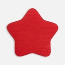 Наклейка тканевая Lunga Bial, M, красная для нанесения логотипа