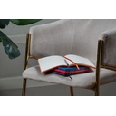 Ежедневник Flat, недатированный, иссиня-черный для нанесения логотипа