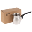 Турка Kaffi, ver.2, серебристая для нанесения логотипа