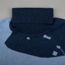 Свитер на заказ Tricksy Net Reglan, полушерсть, размер S для нанесения логотипа