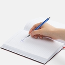 Ручка шариковая Slim Beam, ярко-синяя для нанесения логотипа