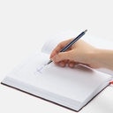 Ручка шариковая Slim Beam, синяя для нанесения логотипа