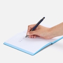Ручка шариковая Digit Soft Touch со стилусом, синяя для нанесения логотипа