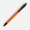 Ручка шариковая Undertone Black Soft Touch, оранжевая для нанесения логотипа