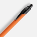 Ручка шариковая Undertone Black Soft Touch, оранжевая для нанесения логотипа