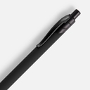 Ручка шариковая Undertone Black Soft Touch, черная для нанесения логотипа