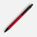 Ручка шариковая Undertone Black Soft Touch, красная для нанесения логотипа