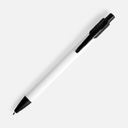 Ручка шариковая Undertone Black Soft Touch, белая для нанесения логотипа