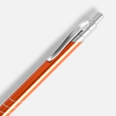 Ручка шариковая Undertone Metallic, оранжевая для нанесения логотипа