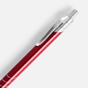 Ручка шариковая Undertone Metallic, красная для нанесения логотипа