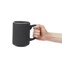 Кружка Mugful, темно-серая (графитовая) для нанесения логотипа