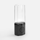 Bluetooth-колонка с поющим фонтаном Fuente, черная для нанесения логотипа
