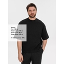 Футболка оверсайз Big boss, черная, размер 3XL/4XL для нанесения логотипа