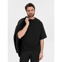 Футболка оверсайз Big boss, черная, размер 3XL/4XL для нанесения логотипа