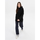 Худи оверсайз унисекс Snuggie, черное, размер M/L для нанесения логотипа