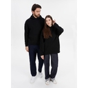 Худи оверсайз унисекс Snuggie, черное, размер M/L для нанесения логотипа