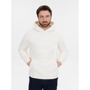Худи оверсайз унисекс Snuggie, молочно-белое, размер M/L для нанесения логотипа