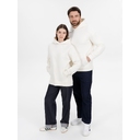 Худи оверсайз унисекс Snuggie, молочно-белое, размер M/L для нанесения логотипа