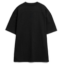Футболка оверсайз унисекс Sideline, черная, размер XL/XXL для нанесения логотипа