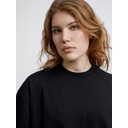 Футболка оверсайз унисекс Sideline, черная, размер XL/XXL для нанесения логотипа