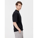 Футболка оверсайз унисекс Sideline, черная, размер XL/XXL для нанесения логотипа