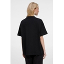 Футболка оверсайз унисекс Sinkopa, черная, размер M/L для нанесения логотипа