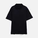Рубашка поло унисекс Tiimi, черная, размер M/L для нанесения логотипа