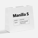 Пакет бумажный Manilla L, белый для нанесения логотипа