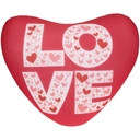 Подушка декоративная FrostyLove на заказ, сердце для нанесения логотипа