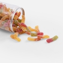 Мармелад жевательный Jelly Sweets, змейки в кислой посыпке для нанесения логотипа