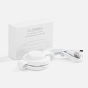 Складная станция беспроводной зарядки Fleximo, белая для нанесения логотипа