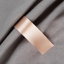 Лента сатиновая Satin 35 XXL, светло-бежевая, 240 см для нанесения логотипа
