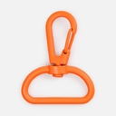 Застежка-карабин Snap Hook, L, оранжевый неон для нанесения логотипа