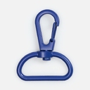 Застежка-карабин Snap Hook, L, синяя для нанесения логотипа