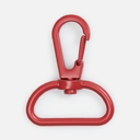 Застежка-карабин Snap Hook, L, красная для нанесения логотипа