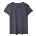 Футболка женская T-bolka Lady, темно-серая (графит), размер S для нанесения логотипа