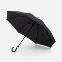 Зонт-трость Rainzee, ver.2, черный для нанесения логотипа
