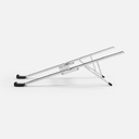 Подставка для ноутбука и планшета Scaffold Compact, серебристый металлик для нанесения логотипа