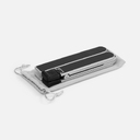 Подставка для ноутбука и планшета Scaffold Compact, серебристый металлик для нанесения логотипа