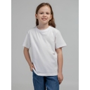 Футболка детская Regent Kids 150 белая, на рост 106-116 см (6 лет) для нанесения логотипа