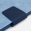 Ежедневник Grande Strap на заказ, датированный, голубой для нанесения логотипа