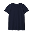 Футболка женская T-bolka Stretch Lady, темно-синяя (navy), размер S для нанесения логотипа