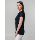 Футболка женская T-bolka Stretch Lady, темно-синяя (navy), размер S для нанесения логотипа