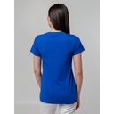Футболка женская T-bolka Stretch Lady, ярко-синяя (royal), размер S для нанесения логотипа