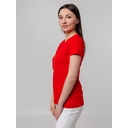 Футболка женская T-bolka Stretch Lady, красная, размер S для нанесения логотипа